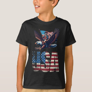 Camiseta George Washington Viajando En Un Águila Calva 4 De