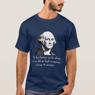 Camiseta George Washington y cita