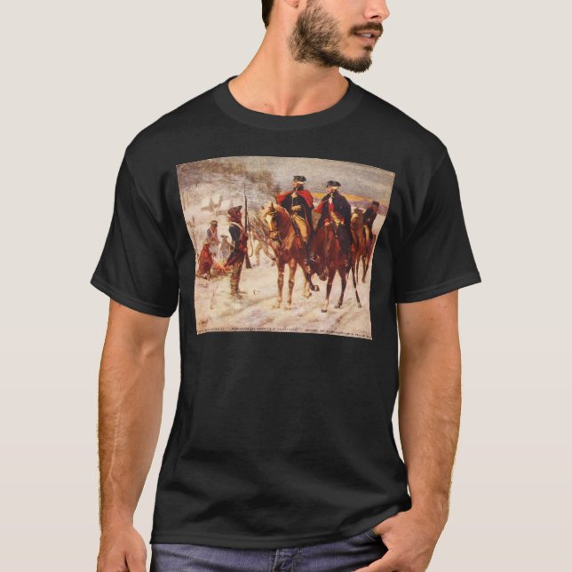 Camiseta George Washington y Lafayette en la fragua del (Anverso)