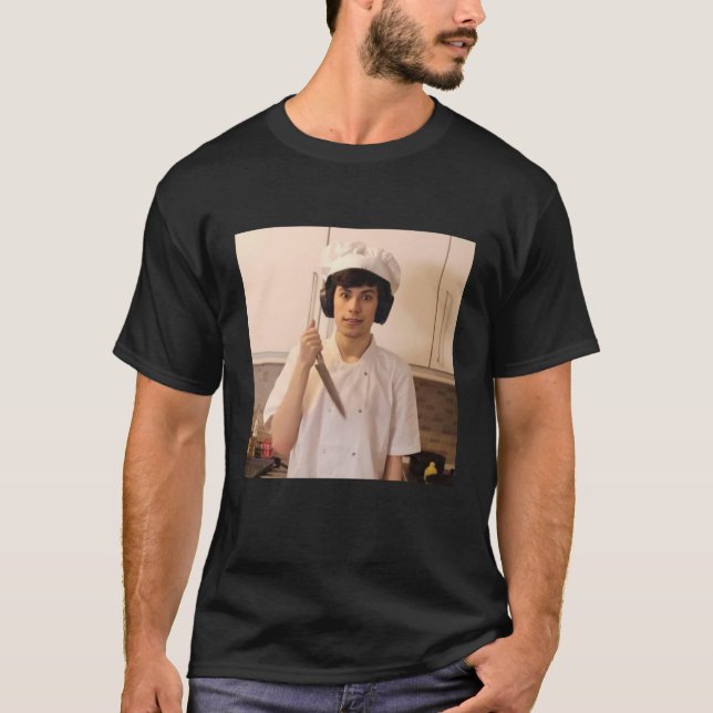Camiseta GeorgeNotFound sostiene el cuchillo717 (Anverso)