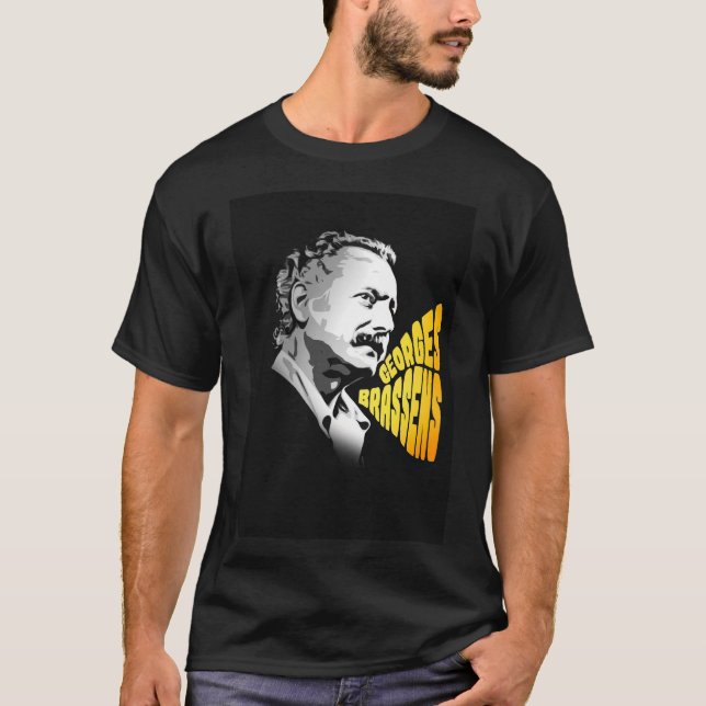 Camiseta Georges Brassens (Anverso)