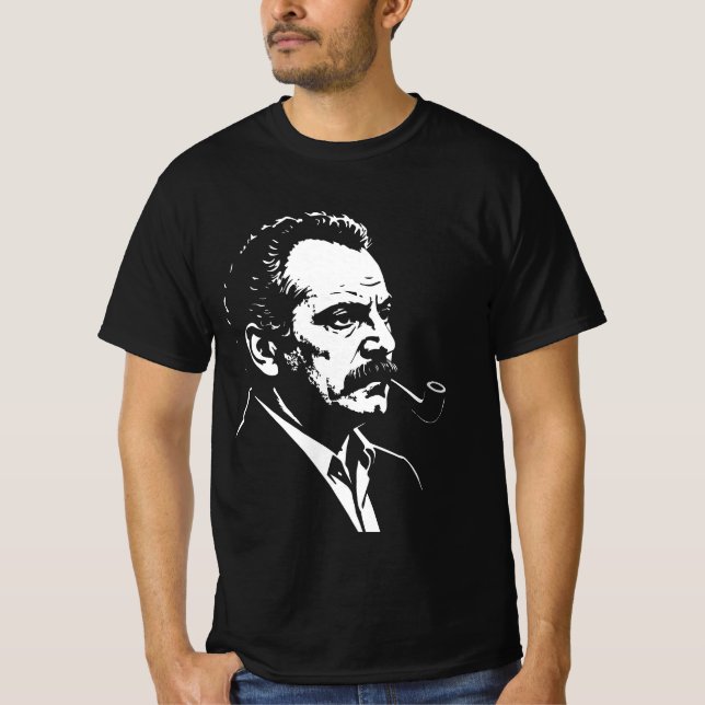 Camiseta Georges Brassens – Portrait Graphique  (Anverso)