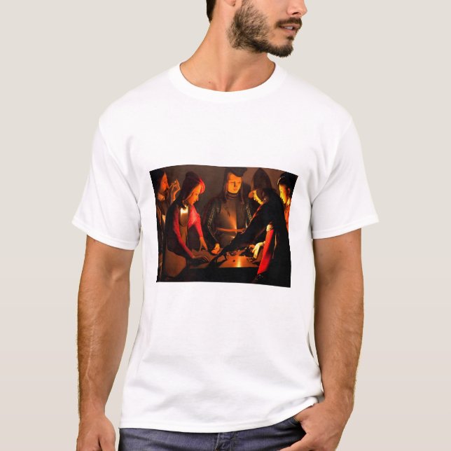 Camiseta Georges de la Tour - Los Jugadores de The Dices (Anverso)