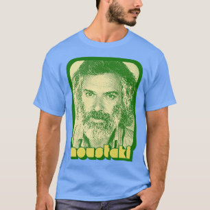 Camiseta Georges Moustaki Estilo retro Diseño de arte 1