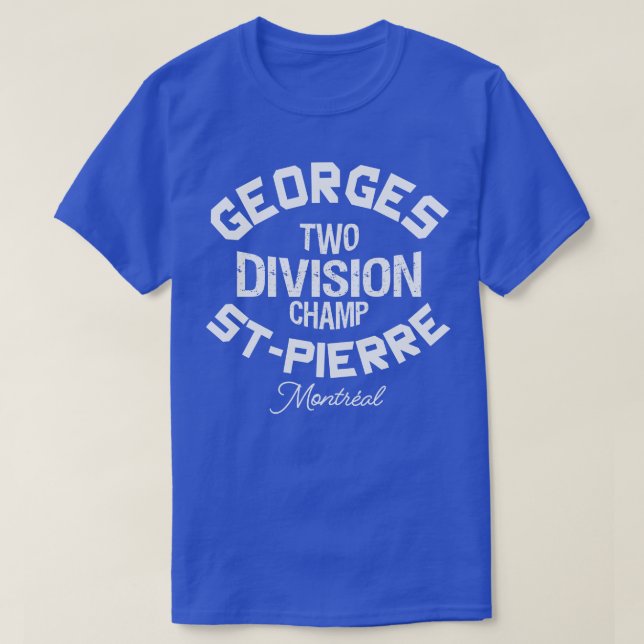 Camiseta Georges StPierre (Diseño del anverso)