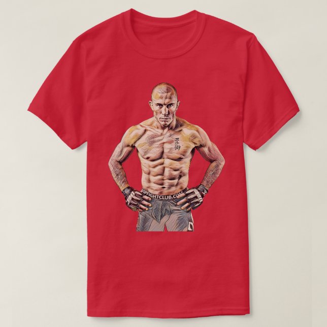 Camiseta Georges The Rush St Pierre (Diseño del anverso)