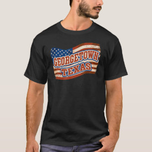 Camiseta Georgetown City National Texas Day Vintage America