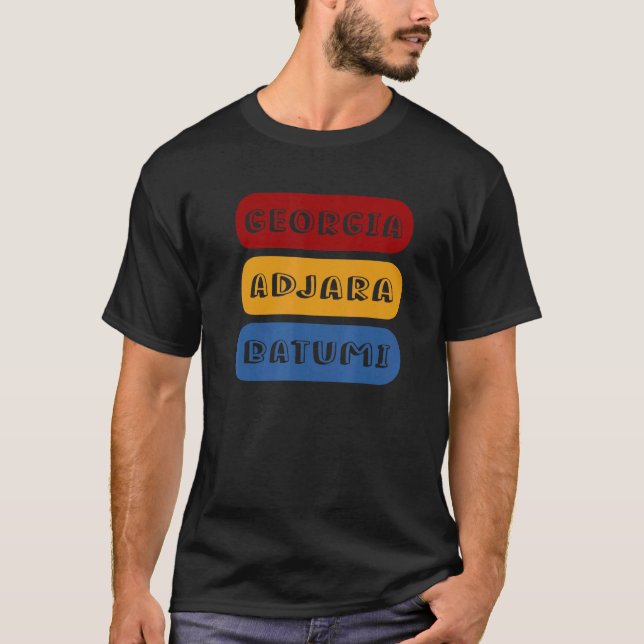 Camiseta Georgia, Adjara, Batumi, Georgian (Anverso)