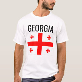 Camiseta Georgia // Bandera Nacional del País Mundial