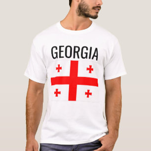 Camiseta Georgia // Bandera Nacional del País Mundial