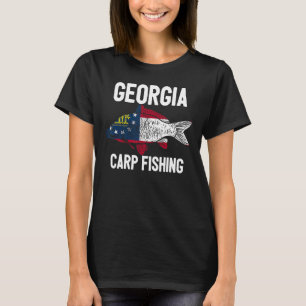 Camiseta Georgia Carp Pescando Angler American Carp Angler