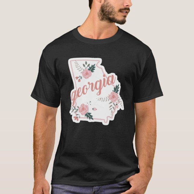 Camiseta GEORGIA de moda soñando con un estado orgulloso (Anverso)