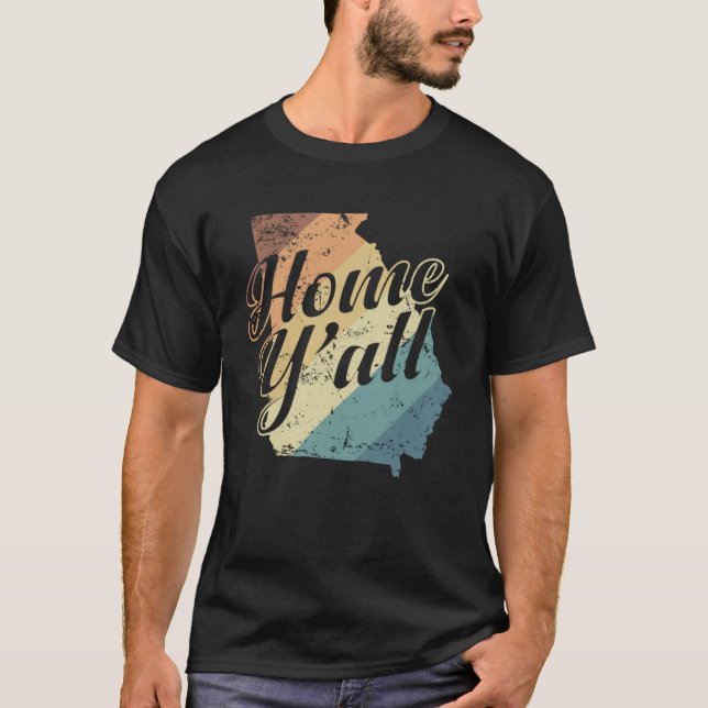 Camiseta Georgia Home Y all USA America (Anverso)