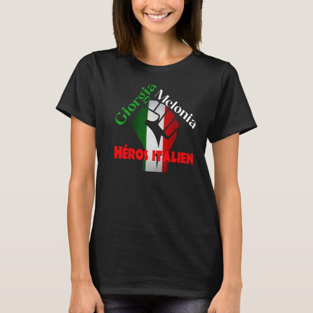 Camiseta Georgia Meloni Hero Premium (Anverso)