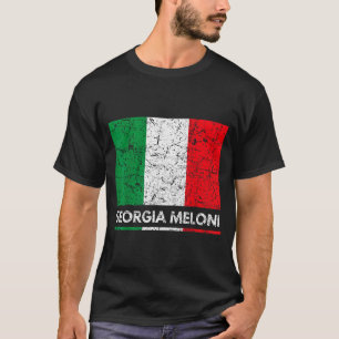 Camiseta Georgia Meloni heroína italiana bandera de Italia