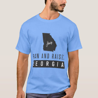 Camiseta Georgia Nacida Y Criada