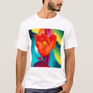 Camiseta Georgia O Keeffe Rojo Caná