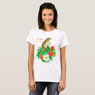 Camiseta Georgia Peach Brown Thrasher Bird
