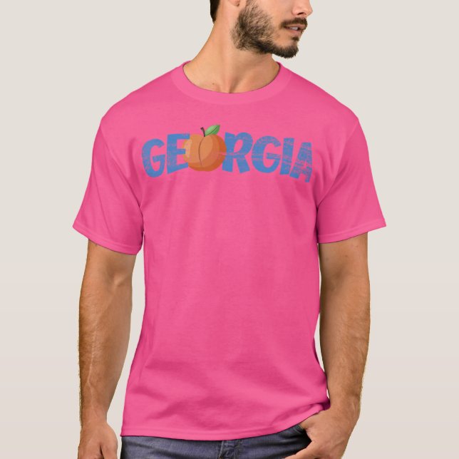 Camiseta Georgia Peach Tee Georgia Estadounidense Vacacione (Anverso)