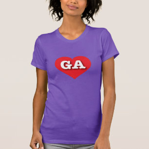 Camiseta Georgia Red Heart - Amo GA