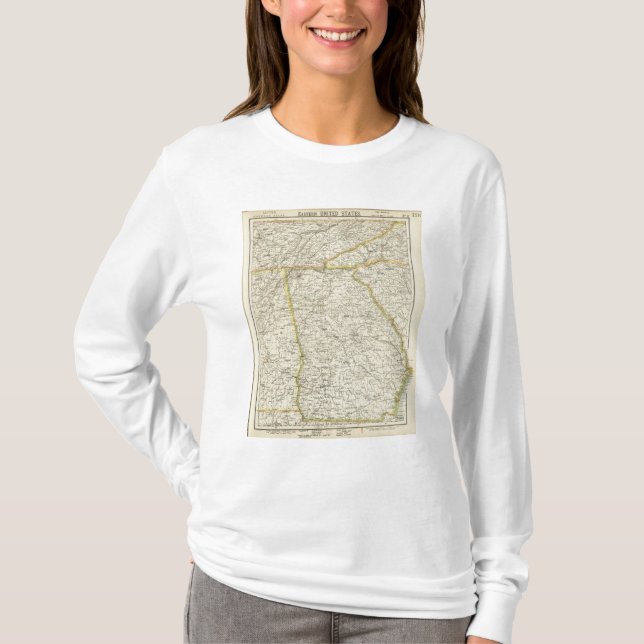Camiseta Georgia, Tennessee, Alabama (Anverso)
