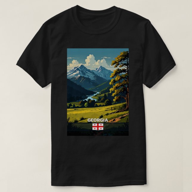 Camiseta Georgia Travel TShirt 2 (Diseño del anverso)