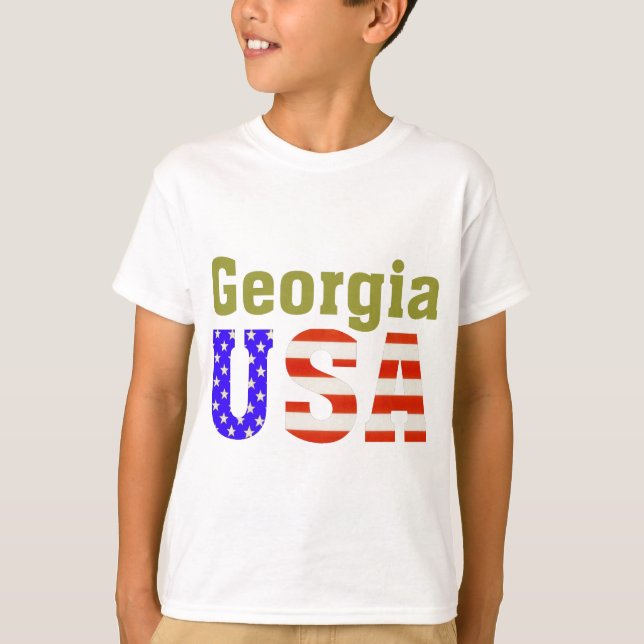 Camiseta ¡Georgia USA! (Anverso)