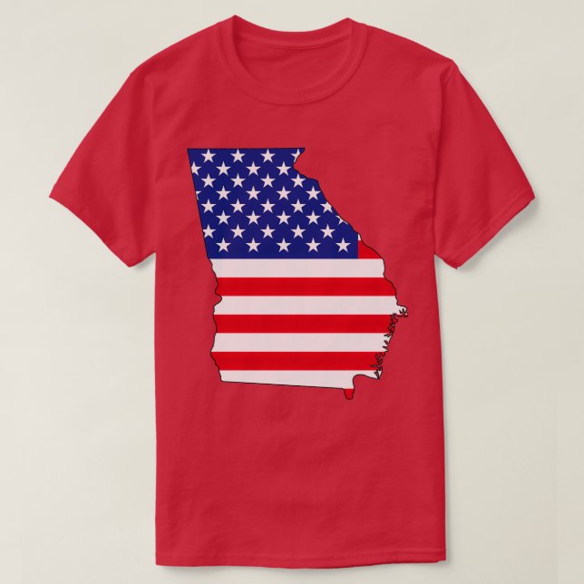 Camiseta Georgia USA (Diseño del anverso)