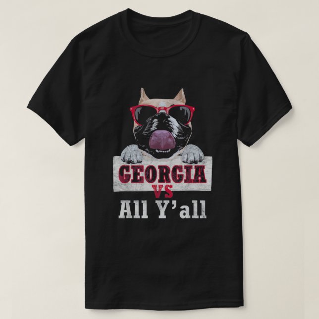 Camiseta Georgia Vs All Y'all (Diseño del anverso)