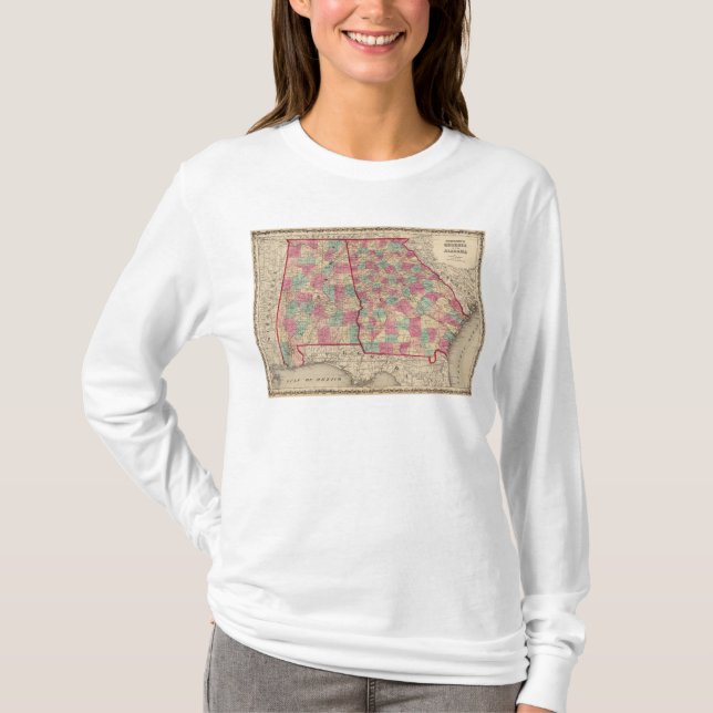Camiseta Georgia y Alabama (Anverso)