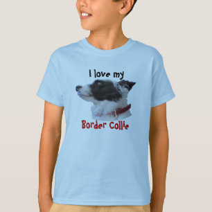 Camiseta georgiacameo, I love my, Border Collie