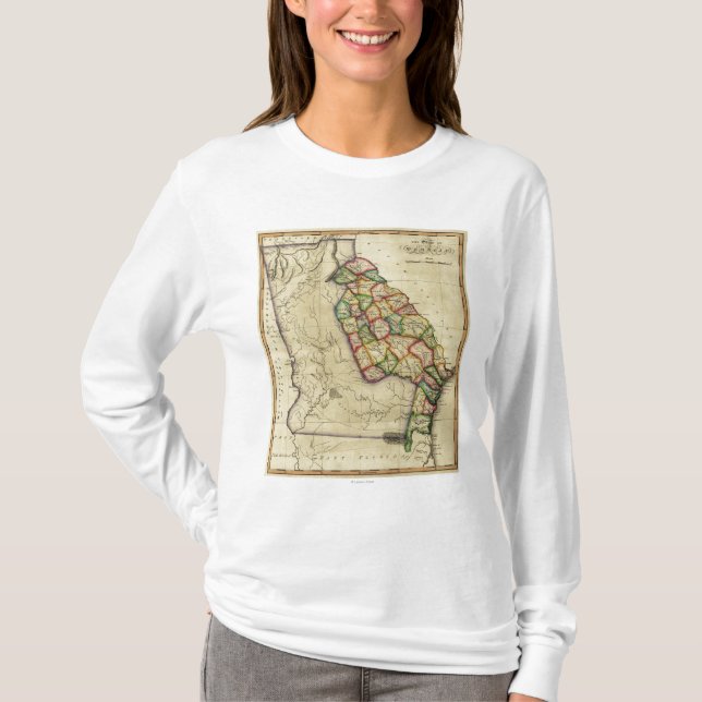 Camiseta GeorgiaPanoramic MapGeorgia (Anverso)