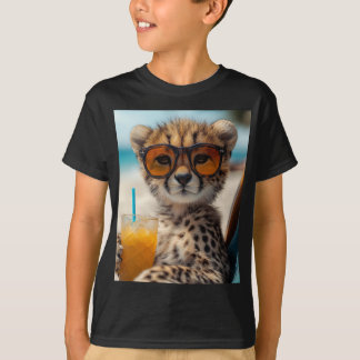 Camiseta Gepard mit entspannter Strandstimmung
