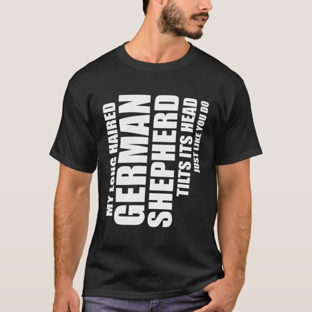 Camiseta Ger Shepherd Long-Hair Gsd (Anverso)