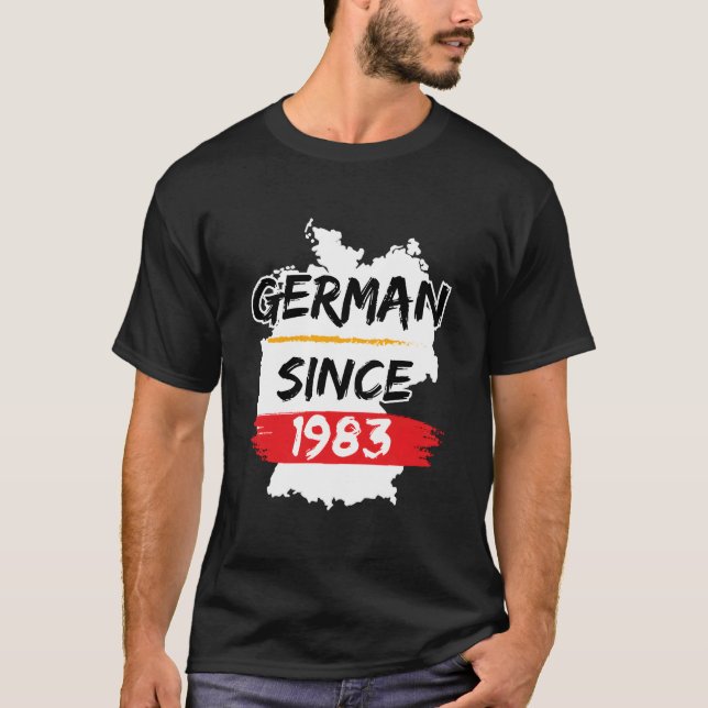 Camiseta Ger Since 1983 Gery Map Ger (Anverso)