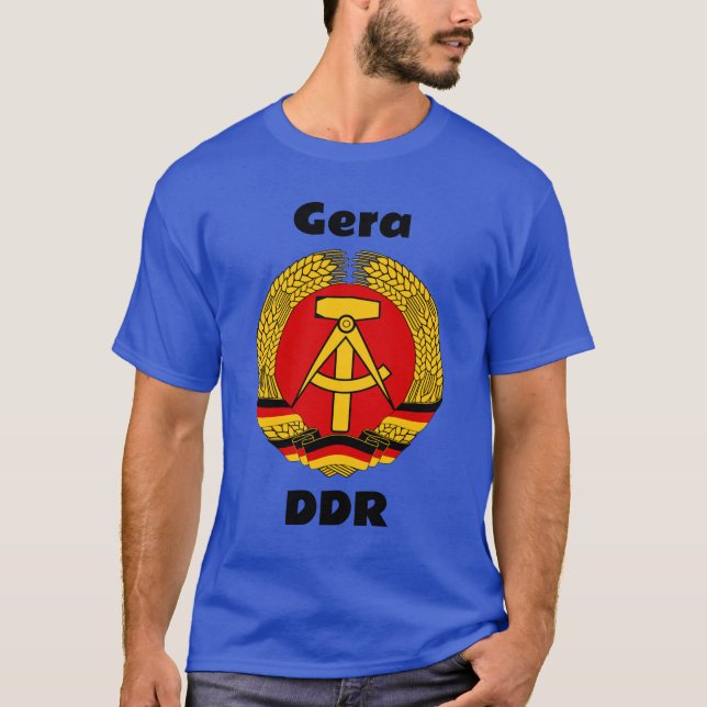 Camiseta Gera, Alemania Oriental (DDR, RDA) (Anverso)