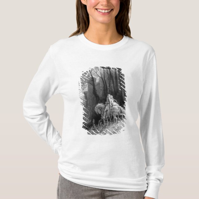Camiseta Geraint y Enid montan lejos (Anverso)
