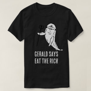 Camiseta Gerald dice Come a los Ricos