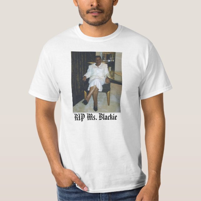 Camiseta Geraldine, ms Blackie - Custo del RASGÓN… - (Anverso)