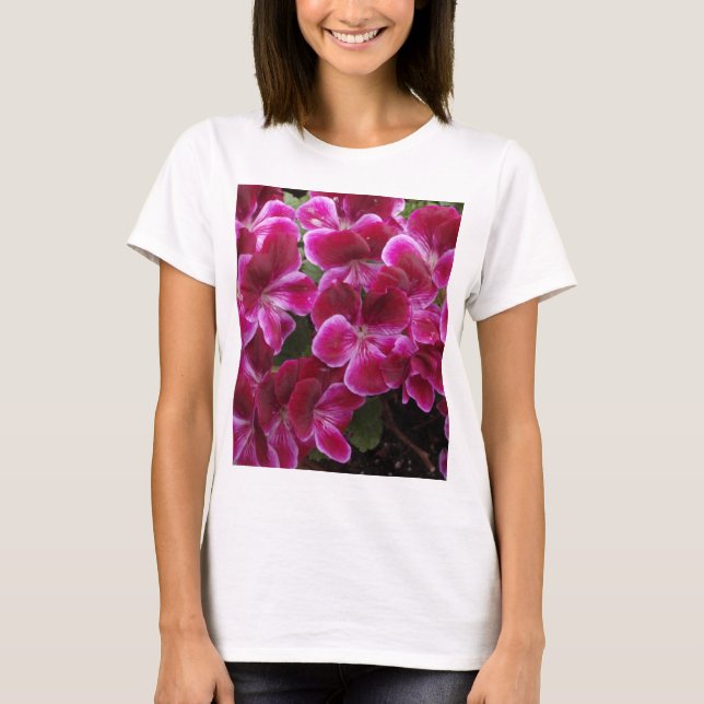 Camiseta Geranio Borgoña (Anverso)