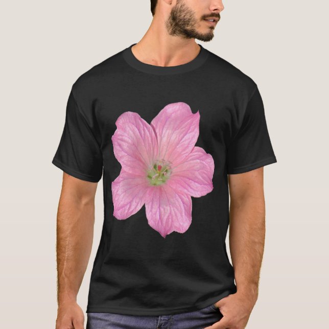 Camiseta Geranio rosa (Anverso)