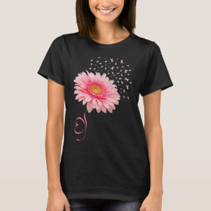 Camiseta Gerbera Daisy Flower Cinta Polen Cáncer de Mama M