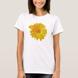 Camiseta Gerbera Daisy (Gerbera hybrida) - Amarillo