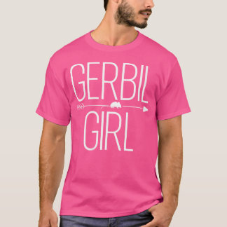 Camiseta Gerbil Chica Para Mujeres Gnawer Mascota Mouse Lov
