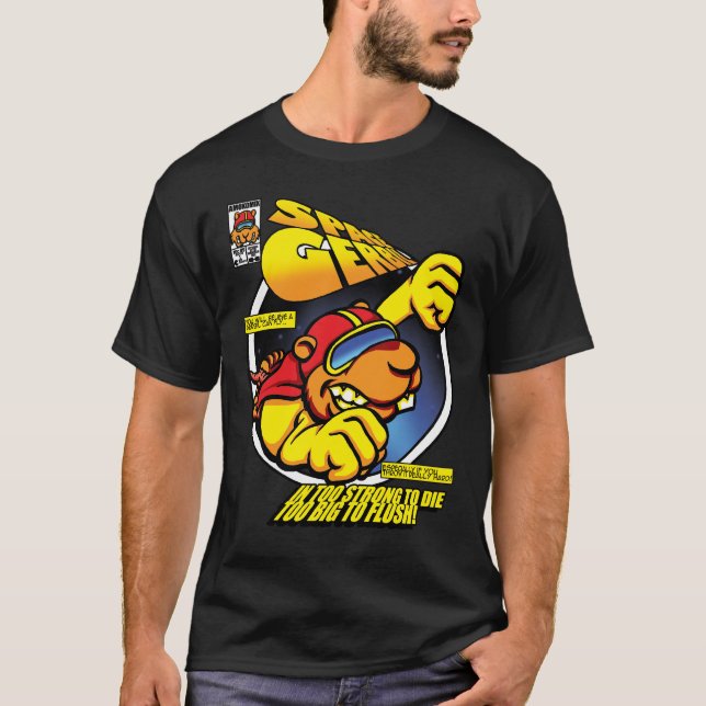 Camiseta Gerbil del espacio (Anverso)