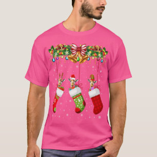 Camiseta Gerbil En Socks Xmas Reno Santa Elf Gerbils Lo
