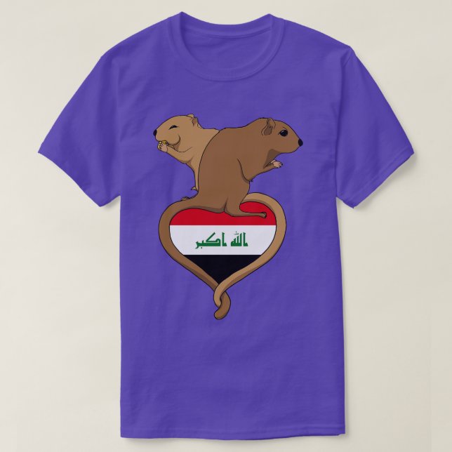 Camiseta Gerbil Iraq Light (Diseño del anverso)