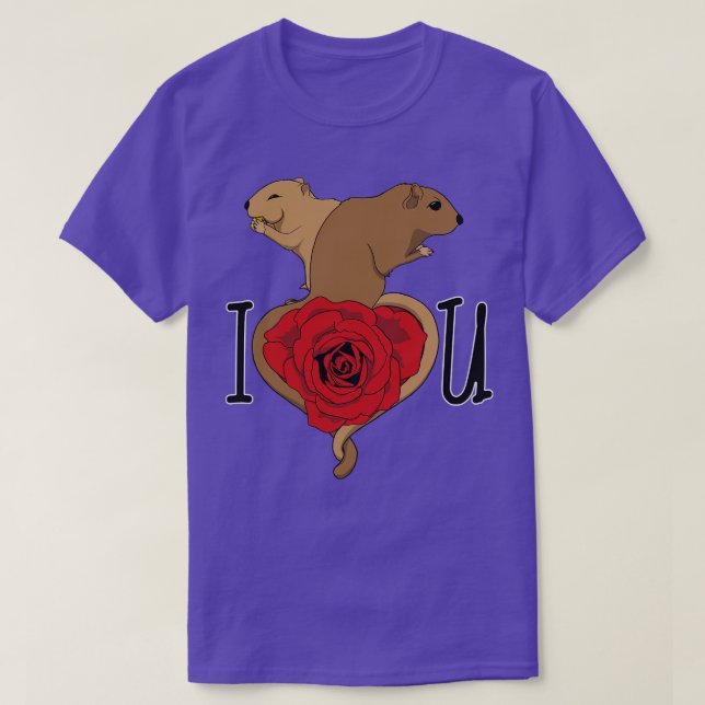 Camiseta Gerbil love Light (Diseño del anverso)