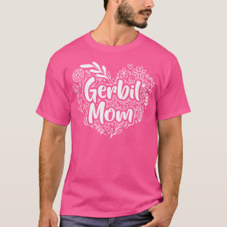 Camiseta Gerbil Mamá Por Mamá Que Ama A Gerbil Gerbil Mamá