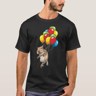 Camiseta Gerbil mongol con globos